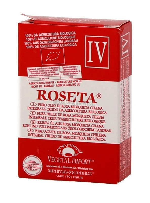 VEGETAL PROGRESS SRL Roseta Olio Di Rosa Usato Nei Trattamenti Dermatologici Antiestetichi 10ml