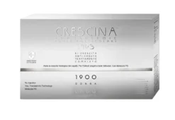 Crescina MPS 1900 DONNA Transdermic Isole Follicolari Ri-crescita Trattamento Completo 20 + 20 Fiale