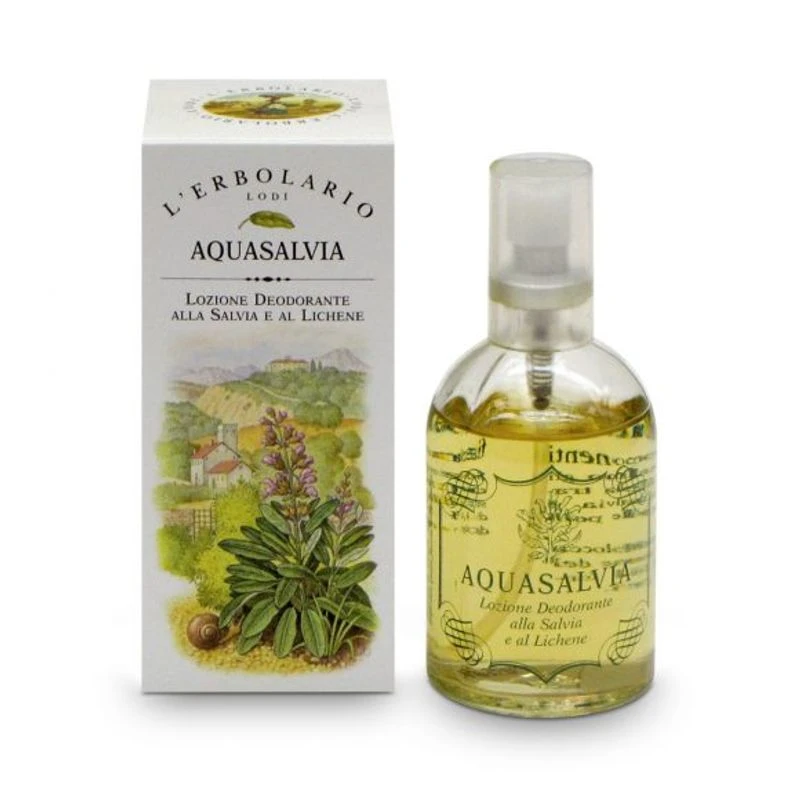 L'erbolario Acquasalvia Lozione Deodorante 100ml 1 L'erbolario Acquasalvia Lozione Deodorante 100ml