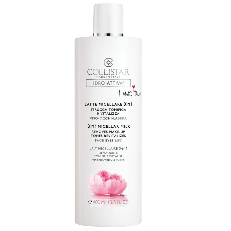 Collistar Ti Amo Italia Latte Micellare 3in1 Strucca Tonifica E Rivitalizza 400ml 1 Collistar Ti Amo Italia Latte Micellare 3in1 Strucca Tonifica E Rivitalizza 400ml