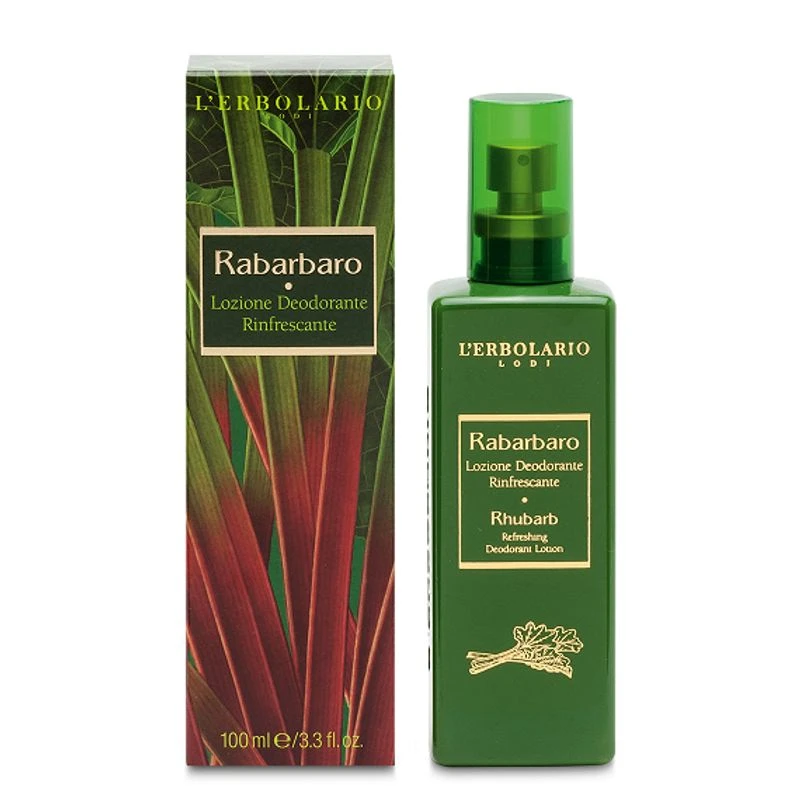 L'Erbolario Rabarbaro Lozione Deodorante Rinfrescante 100ml 1 L'Erbolario Rabarbaro Lozione Deodorante Rinfrescante 100ml