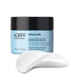 Korff White Silk Dischetti Esfolianti Viso 50 Dischetti