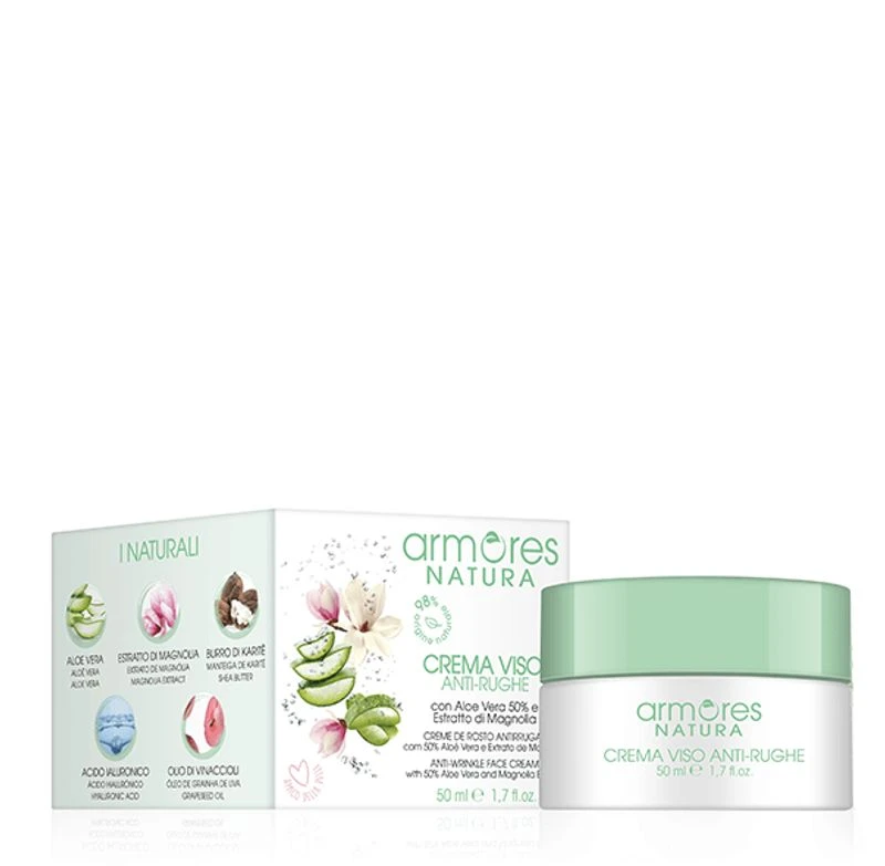 Armores Natura Crema Viso Anti-rughe 50ml 1 Armores Natura Crema Viso Anti-rughe 50ml