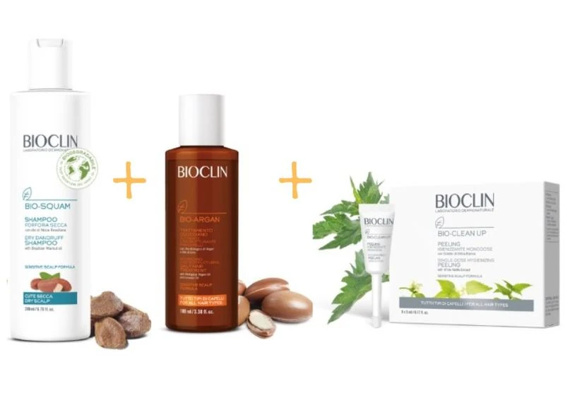 Bioclin Trattamento Completo Per Capelli Con Forfora Secca 1 Bioclin Trattamento Completo Per Capelli Con Forfora Secca