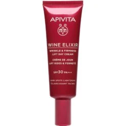 Apivita Wine Elixir Crema Giorno Anti-Rughe Rassodante Liftante SPF30 Schiarente Macchie 40ml