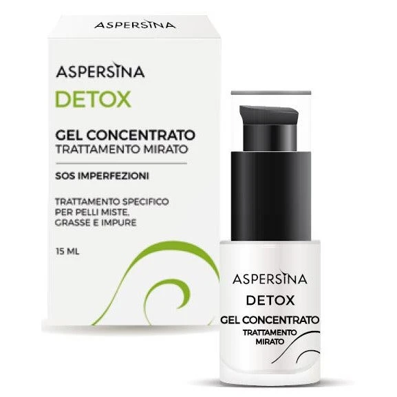 Aspersina Detox Gel Concentrato Trattamento Mirato Imperfezioni 15ml