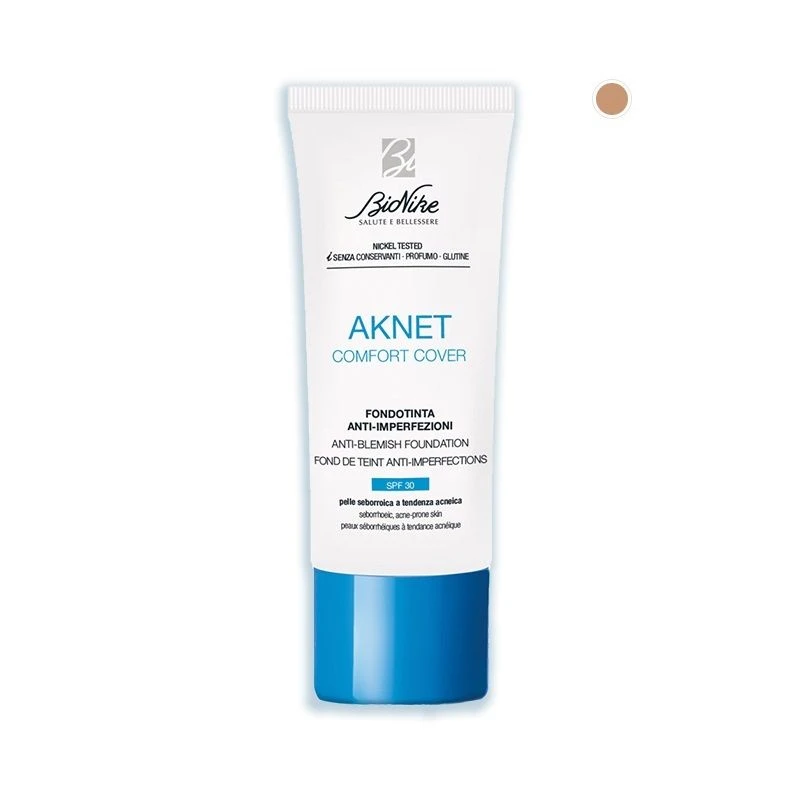 Bionike Aknet Comfort Cover Fondotinta Anti-imperfezioni SPF30 N.103 1 Bionike Aknet Comfort Cover Fondotinta Anti-imperfezioni SPF30 N.103