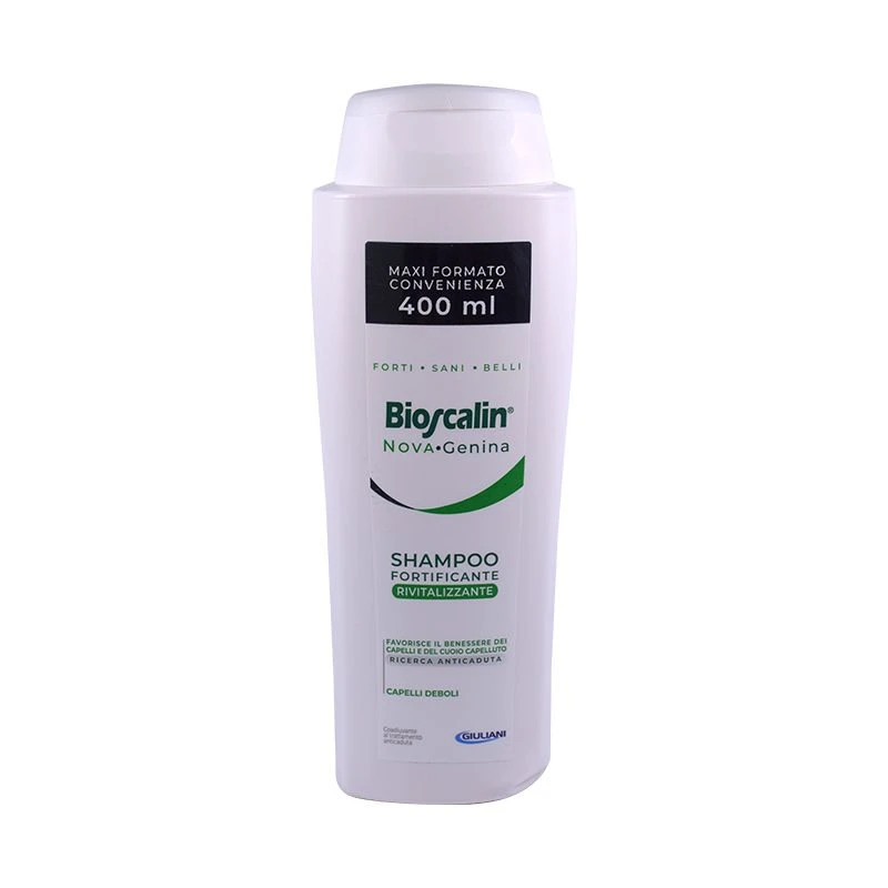 Bioscalin Nova Genina Shampoo Fortificante Rivitalizzante Per Capelli Deboli 400ml 1 Bioscalin Nova Genina Shampoo Fortificante Rivitalizzante Per Capelli Deboli 400ml