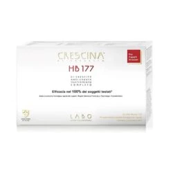 Crescina Transdermic Ri-Crescita E Anti-Caduta HB 177 200 Trattamento Completo Uomo 20 Fiale