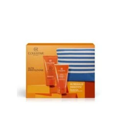 Collistar Sun Kit Alta Protezione Crema Solare SPF30 150ml + Doccia-shampoo Doposole 150ml + Pochett