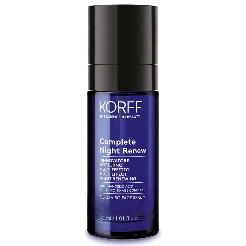 Korff Complete Night Renew Siero Viso Rinnovatore Notturno Multi-effetto 30ml 1 Korff Complete Night Renew Siero Viso Rinnovatore Notturno Multi-effetto 30ml