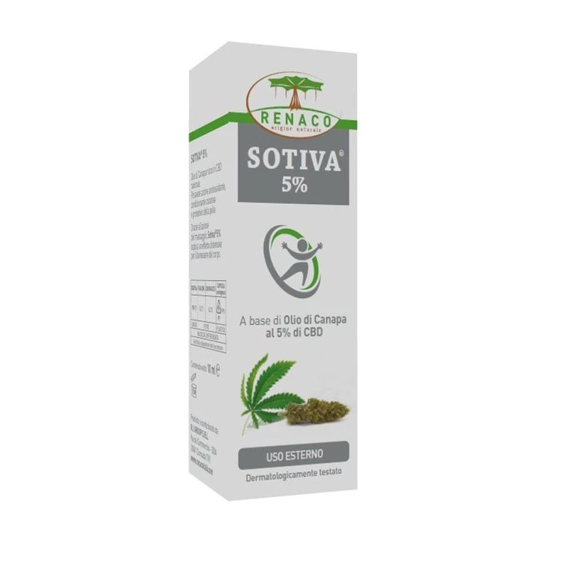 Renaco Sotiva 5% Olio Di Canapa 10ml 1 Renaco Sotiva 5% Olio Di Canapa 10ml